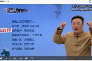 【面相识人】袁燊易经面相学视频13集 百度云下载！