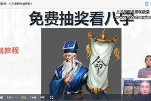 九龙 实战八字案例合集视频8集 百度云下载!