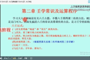 李品贤《上古三式大六壬课程入门到实战》54集视频 百度云下载!