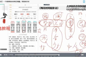 1个视频教会你梅花易数精髓，附案例分析 百度云下载！