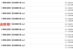 九天玄数,数字八字调理化解密训(弟子班+面授课)¥9968(彭书真)录音 百度云下载