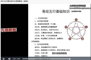 金龙阁四柱课程视频37集 百度云下载!