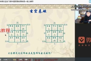宋国元《九星玄空风水》初中高 线上课程视频27集 百度云下载!