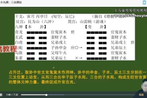 鑫河《六爻绝学占卜班》31集视频 百度云下载!