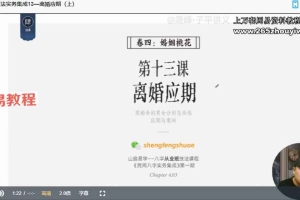 晟峰老师民间技法实务集成(职业课程)视频22集 百度云下载!