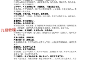 陈抟老祖传世奇作《心相篇》原文+译文.pdf 5页 百度云免费下载！