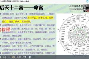 唐一琛七政四余基础视频10集 百度云下载！