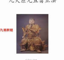 九天元应五雷正法.pdf 五雷正法口诀秘籍 道教五雷法修炼方法 百度云