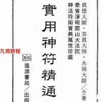 真德大师.英真大师.永靖大师-实用神符精通.pdf 323页 百度网盘下载！