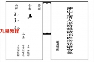 内密符咒:茅山上清人形符籙散形内秘咒语合集.pdf 百度网盘资源下载！