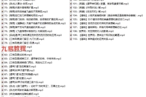 墨狂机构【奇门遁甲完整版】录音课程110集 百度云下载!