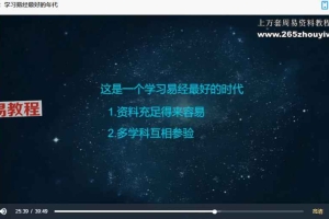 张琛平  漫话易经3集视频+录音一集 百度云免费下载!