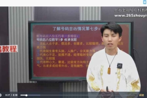 刘绍奇老师《号码识人九部曲-核心版》9集视频约1.5小时 百度云下载！