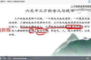 易道中天六爻·线上训练营·第一期34集视频 百度云下载!