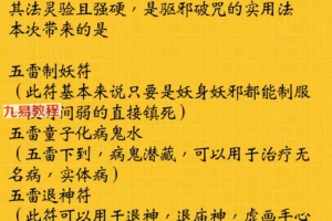 乘云众神集五雷童子法pdf 3页 百度云下载！