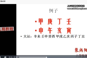 张炳阳张老师《解说滴天髓》68集视频 百度云下载！