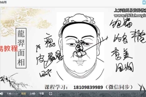 龍羿面相高级课视频60集+录音课程 百度云下载!