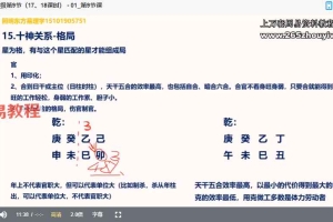 Z照明东方 八字高级班课程视频12集 百度云下载!