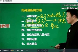 煜林老师《奇门遁甲》20集视频 百度云下载！