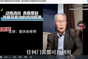 伍柳筑基功【线上练习营】（课程）视频4集+录音文档 百度云下载！