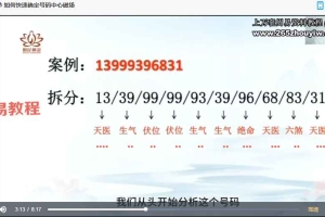 辰南号码玄机高级班视频51集 百度云下载!