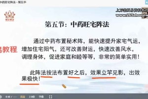 辰南财局阵法初阶课程视频25集+文档10个pdf 百度云下载!