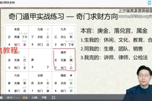 林涵予奇门财富实战班视频14集 百度云下载!
