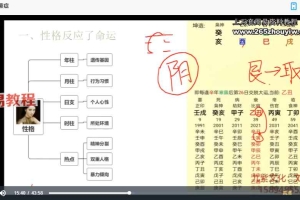 刘云峰四柱八字(案例)视频18集 百度云下载！