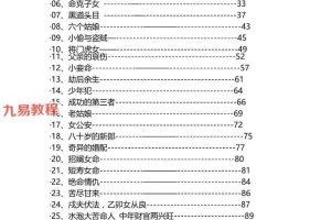 命理案例趣闻.pdf 122页 百度云下载!