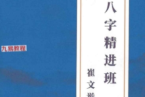 崔老师八字精进班.pdf 328页 百度云下载!