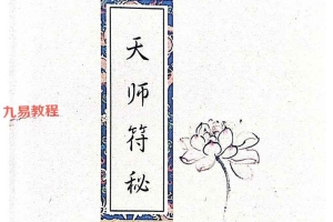 《天师秘符》.pdf 天师符秘 155页 百度云下载!