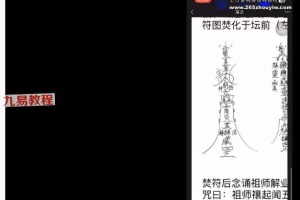 法魁-茅山解冤散业障秘法视频+课件 百度云下载！