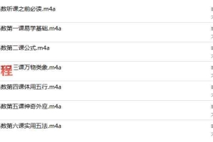 一“易”傍身  零基础  r6课学会用梅花易数音频 百度云下载!
