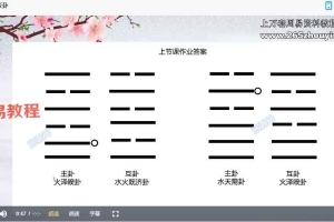 张瀚元梅花易数课程40集视频 百度云下载!