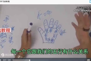 天龙易学 学会手纹，让命运掌握在自己手中！视频7集 百度云下载！