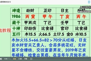 韦杰耀《八字命理用神岁运》18集视频 百度云下载!