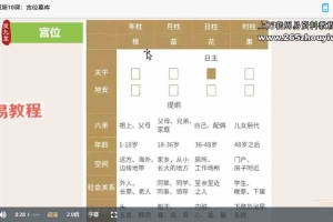 吴九龙 八字系统班视频20课 百度云下载!