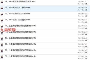 Z占星与你的因果音频23集 百度云下载！